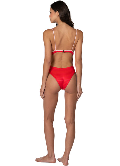 Thumbnail - Foto de Apple Red Genova Cheeky Cut Classic One Piece by Maaji - Enteros - Vestidos de Baño - 5