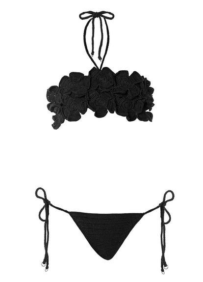 Thumbnail - Foto de Bloom Ritual Tulip Swim Crop Top Bikini Top by Maaji - Tops - Vestidos de Baño - 7