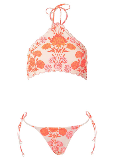  Foto de Petal Spell Petal Halter Crop Top Bikini Top by Maaji - Tops - Vestidos de Baño