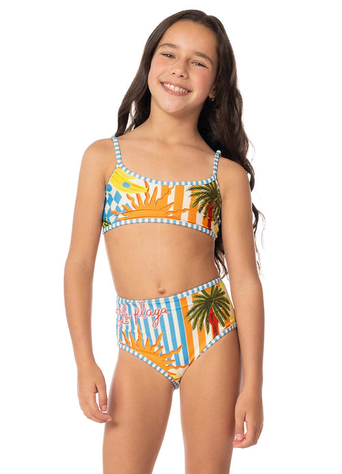 Main image -  Foto de Beach Static Anse Girls Bikini Set by Maaji - Vestidos De Baño Para Niñas - Niñas