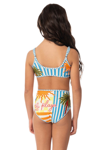 Thumbnail - Foto de Beach Static Anse Girls Bikini Set by Maaji - Vestidos De Baño Para Niñas - Niñas - 2