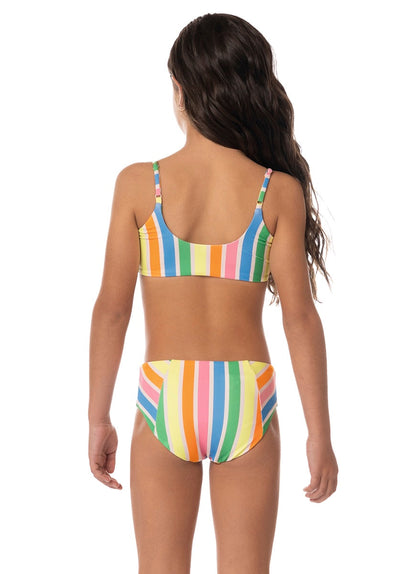 Thumbnail - Foto de Rhythmic Lines Mahé Girls Bikini Set by Maaji - Vestidos De Baño Para Niñas - Niñas - 2
