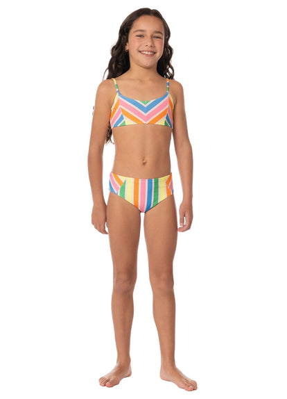  Foto de Rhythmic Lines Mahé Girls Bikini Set by Maaji - Vestidos De Baño Para Niñas - Niñas