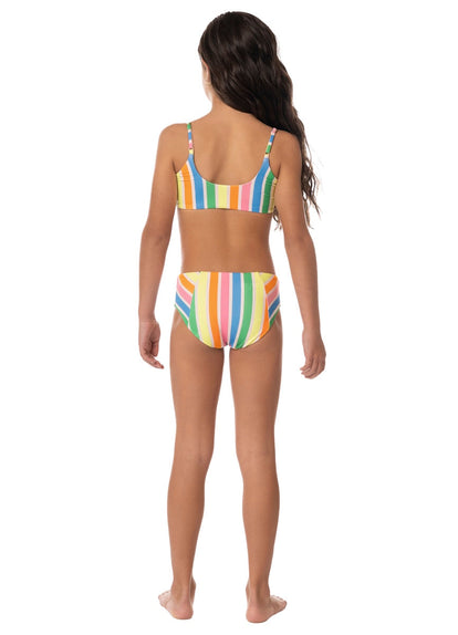 Thumbnail - Foto de Rhythmic Lines Mahé Girls Bikini Set by Maaji - Vestidos De Baño Para Niñas - Niñas - 6