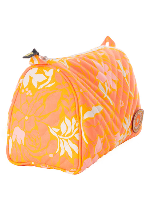 Hover image -  Maaji Retro Peach Flowers Lucy Large Pocket