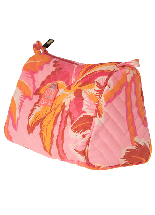 Hover image -  Maaji Pink Palms Lucy Large Pocket Pockets