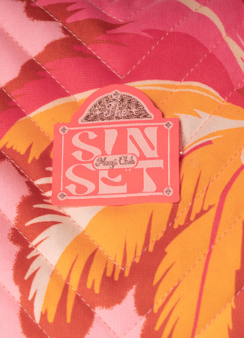 Alternative image -  Maaji Pink Palms Lucy Large Pocket Pockets