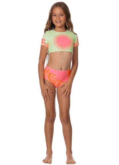  Foto de Palm & Sun Sunzy Girls Bikini Set by Maaji - Vestidos De Baño Para Niñas - Niñas