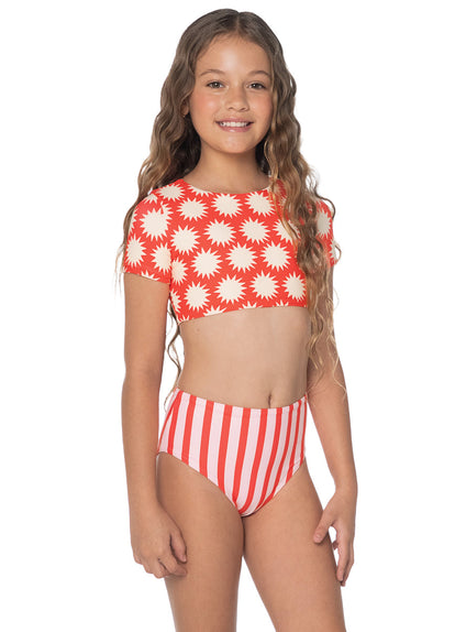  Foto de Shimmering Horizon Sunzy Girls Bikini Set by Maaji - Vestidos De Baño Para Niñas - Niñas