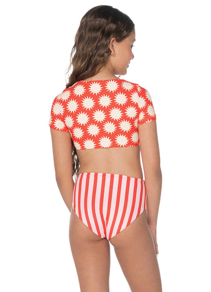  Foto de Shimmering Horizon Sunzy Girls Bikini Set by Maaji - Vestidos De Baño Para Niñas - Niñas