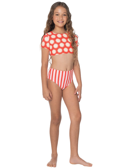 Thumbnail - Foto de Shimmering Horizon Sunzy Girls Bikini Set by Maaji - Vestidos De Baño Para Niñas - Niñas - 4