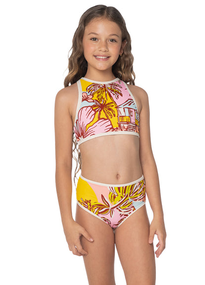 Thumbnail - Foto de Jungle Shore Sunbella Girls Bikini Set by Maaji - Vestidos De Baño Para Niñas - Niñas - 1