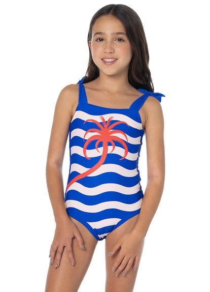  Foto de Salty Flow Maribow Girls One Piece Set by Maaji - Vestidos De Baño Para Niñas - Niñas