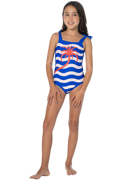  Foto de Salty Flow Maribow Girls One Piece Set by Maaji - Vestidos De Baño Para Niñas - Niñas