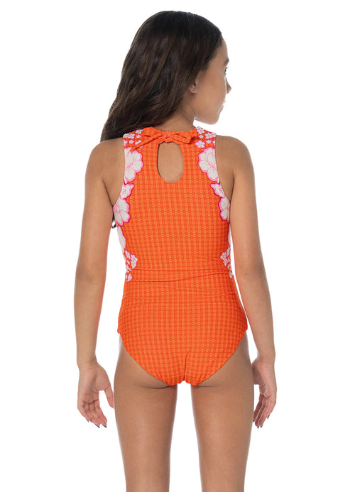 Hover image -  Foto de Wild Serenity Lulubow Girls One Piece Set by Maaji - Vestidos De Baño Para Niñas - Niñas