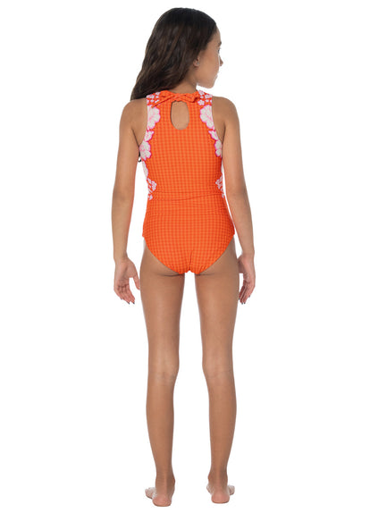  Foto de Wild Serenity Lulubow Girls One Piece Set by Maaji - Vestidos De Baño Para Niñas - Niñas