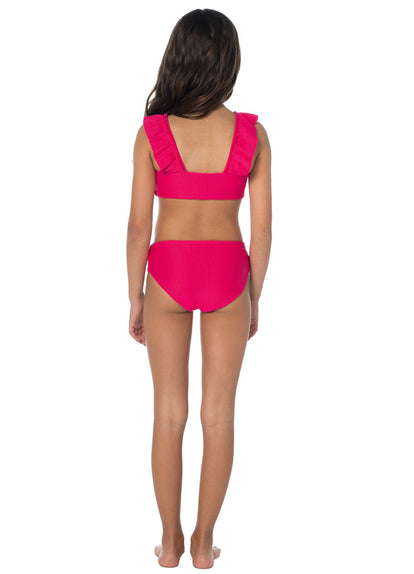Thumbnail - Foto de Sweet Magenta Solana Girls Bikini Set by Maaji - Vestidos De Baño Para Niñas - Niñas - 5