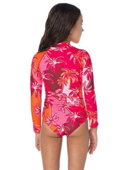  Foto de Romantic Tapestry Sweetsea Girls One Piece Set by Maaji - Vestidos De Baño Para Niñas - Niñas