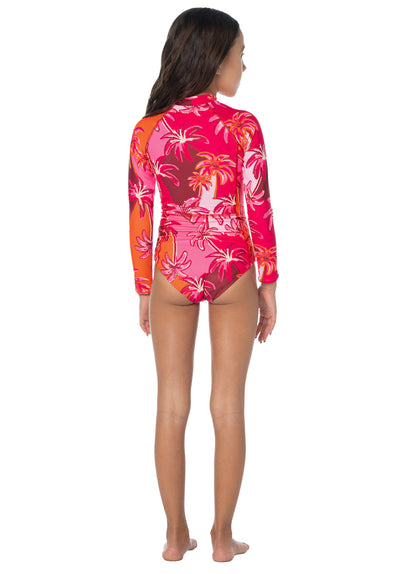Thumbnail - Foto de Romantic Tapestry Sweetsea Girls One Piece Set by Maaji - Vestidos De Baño Para Niñas - Niñas - 5