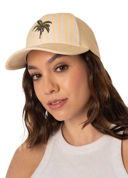 Thumbnail - hair accessories from Maaji – Palm Paradise Script Cap Hair Accessories – Category: Apparel , Accessories - 1