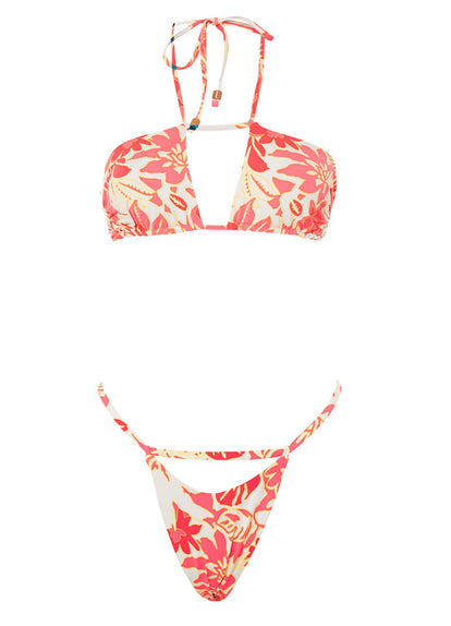  Maaji Abstract Garden Mission Single Strap Bikini Bottom