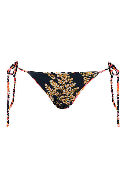  Foto de Prism Cat Sunning Low Rise Tie Side Bikini Bottom by Maaji - Panties - Vestidos de Baño