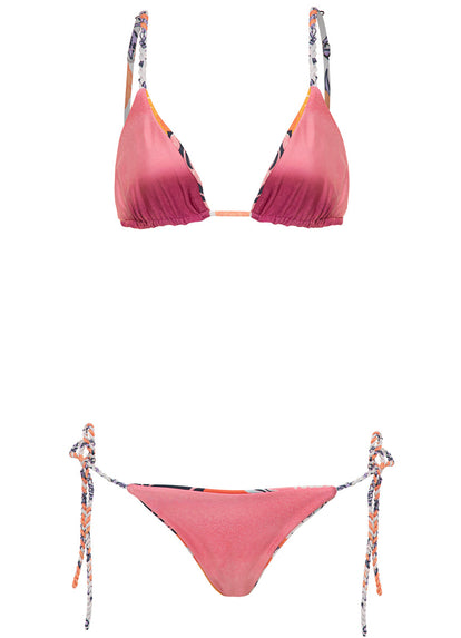  Foto de Sundance Pink Upbraid Sliding Triangle Bikini Top by Maaji - Panties - Vestidos de Baño