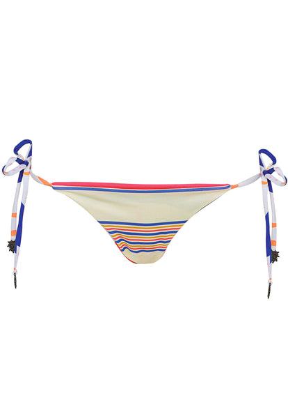 Thumbnail - Maaji Sunlit Bloom Sunning Low Rise Tie Side Bikini Bottom - 9