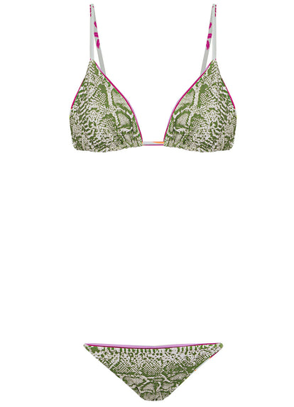 Thumbnail - Maaji Moroccan Palm Sunning Low Rise Tie Side Bikini Bottom - 12