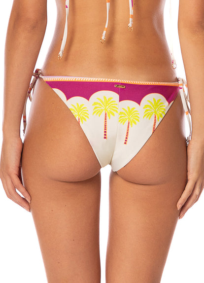 Thumbnail - Maaji Moroccan Palm Sunning Low Rise Tie Side Bikini Bottom - 4