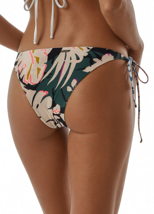 Alternative image -  Foto de Tropical Leaves Sunning Low Rise Tie Side Bikini Bottom by Maaji - Panties - Vestidos de Baño