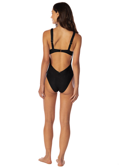 Thumbnail - Maaji Flamingo Night Elliot C Cheeky Cut Classic One Piece - 9