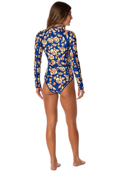 Thumbnail - Maaji Cobalt Flora Cardi C Cheeky Cut Surf One Piece - 6