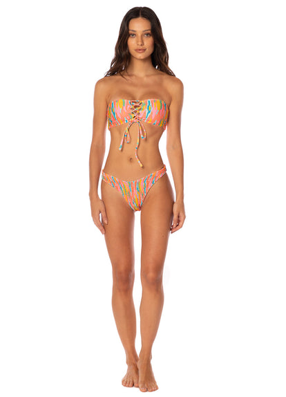 Thumbnail - Maaji Mystic Ikat Artemis Strapless Bandeau Bikini Top - 11