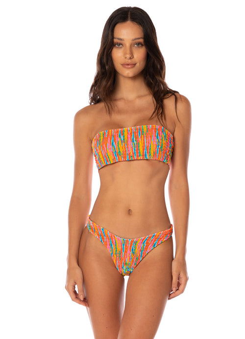 Main image -  Maaji Mystic Ikat Artemis Strapless Bandeau Bikini Top