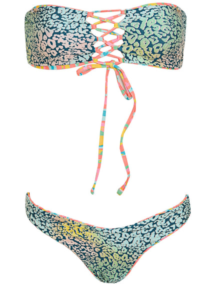 Thumbnail - Maaji Mystic Ikat Artemis Strapless Bandeau Bikini Top - 18