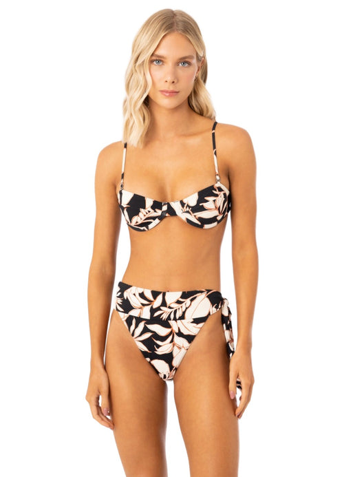 Main image -  Maaji Opal Leaves Portia Unmolded Underwire Bikini Top