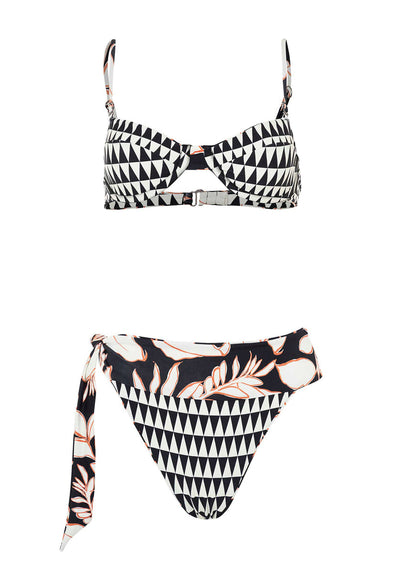  Maaji Opal Leaves Portia Unmolded Underwire Bikini Top