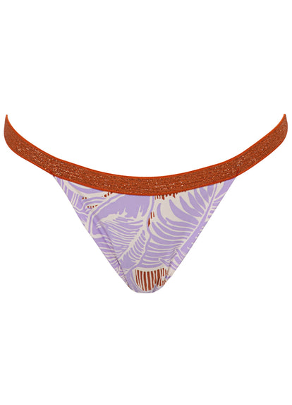  Maaji Wisteria Bloom Noah Regular Rise Single Strap Bikini Bottom