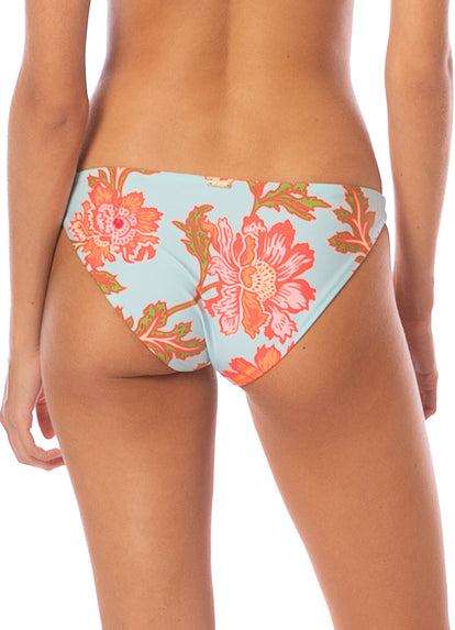  Maaji Floral Sky Quinn Low Rise Thin Side Bikini Bottom