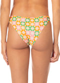 Maaji Tropical Tiles Quinn Low Rise Thin Side  Bikini Bottom