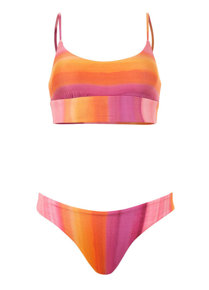  Maaji Sunrise Dye Dinna Sporty Bralette Bikini Top