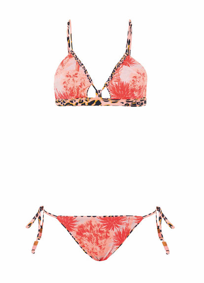 Thumbnail - Maaji Coral Panther Sunning Tie Side Bikini Bottom - 9