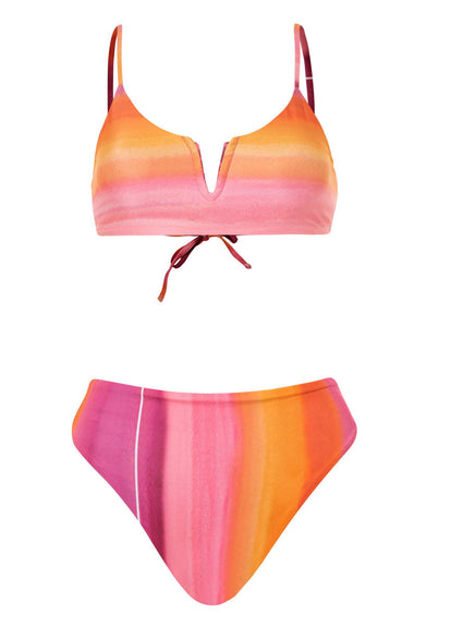 Thumbnail - Maaji Sunrise Dye Vittoria V Wire Bralette Bikini Top - 8