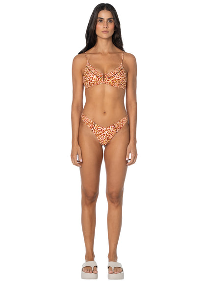 Maaji Lush Safari Vittoria V Wire Bralette Bikini Top
