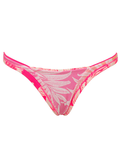 Thumbnail - Maaji Pink Blossom Trinity Regular Rise V Front Bikini Bottom - 7