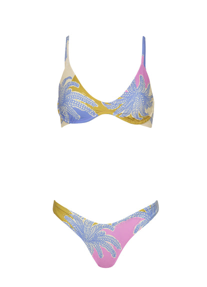  Maaji Periwinkle Palms Irene Unmolded Underwire Bikini Top