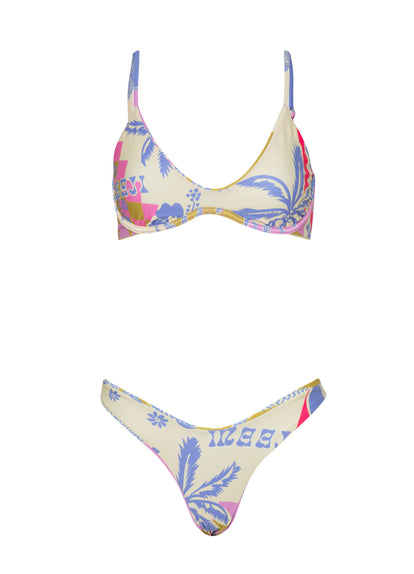  Maaji Periwinkle Palms Irene Unmolded Underwire Bikini Top