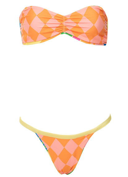 Thumbnail - Foto de Sunrise Spritz Famed Strapless Bandeau Bikini Top by Maaji - Panties - Vestidos de Baño - 7