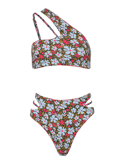  bikini bottom from Maaji – Flame Palms Eris High Rise Double Tab Side Bikini Bottom – Category: Apparel , Accessories Clothing Swimwear